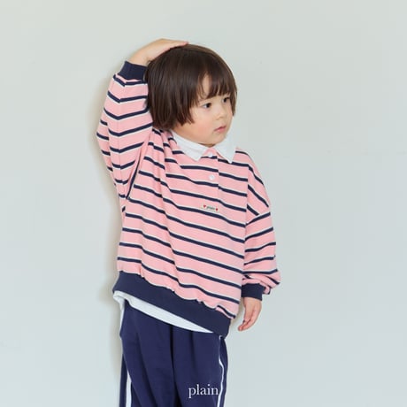plain/27. plain collar man-to-man XS-XL