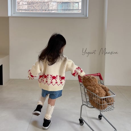 yogurtmansion/4. flower knit S-XL