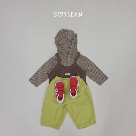 soybean/23. stripe button hoody JS-JM
