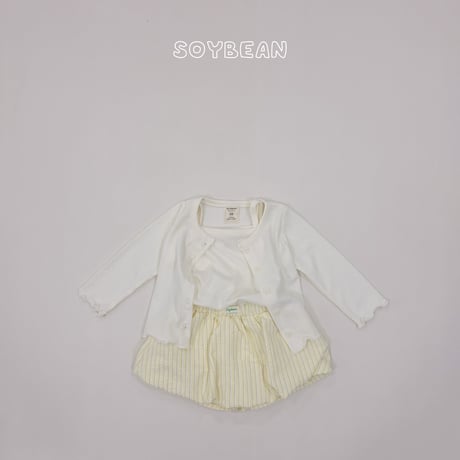 soybean/23. plan ) nanalri set cardigan XS-XL