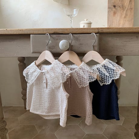 bebeholic/39. poppy collar T-shirt S(3-6M)-L(12-18M)