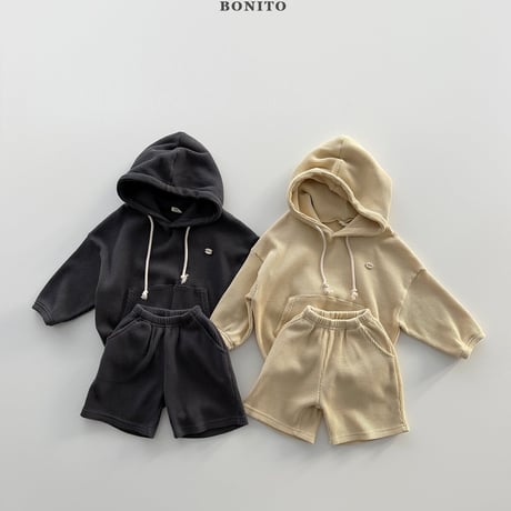 bonito/58. waffle hood set JS-JM