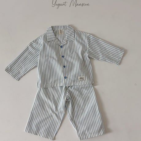 yogurtmansion/26. rolly pop pajamas BEBE_90(12M-20M)