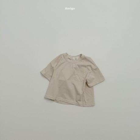 amigo/42. vanilla pocket T-shirt XS-XL
