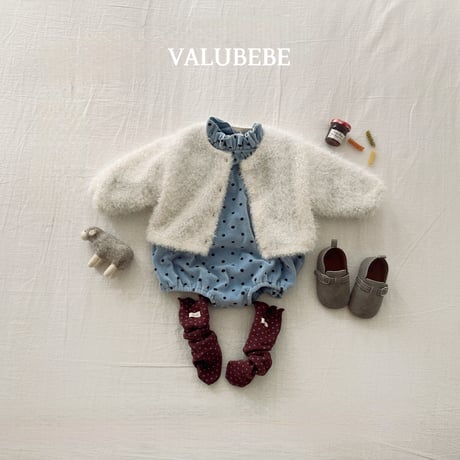 valubebe/47. dot ribbon suit 6M-18M