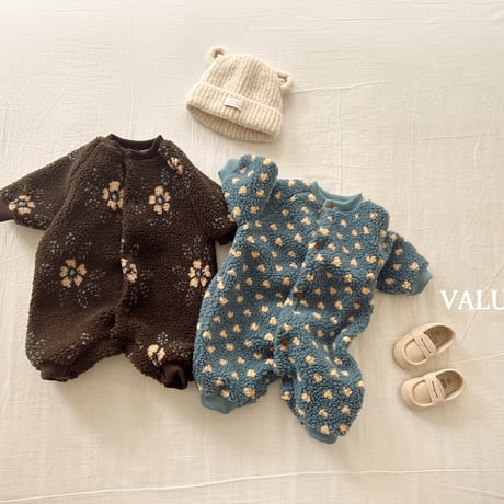 valubebe/73. snow flower heart suit 6M-18M