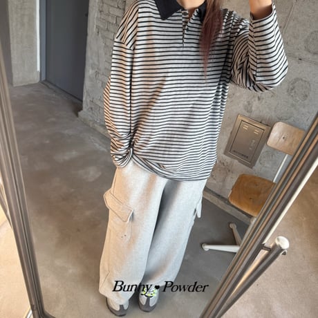 bunnypowder/12. mark collar T-shirt ADULT