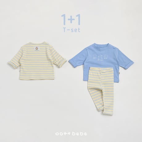 oottbebe/14. sei otte 1 + 1 ( kids ) T-shirt XS(1-2Y)-XL(6-7Y)