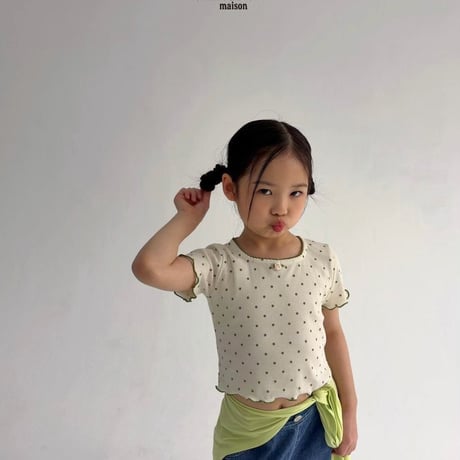 saintdoll/21. dot square T-shirt S-XL