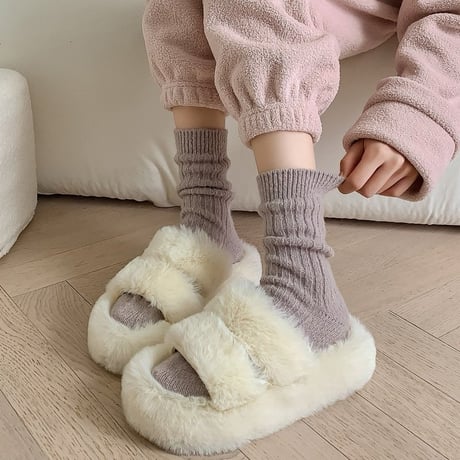 dudie/42. basic wool socks FREE(24cm)
