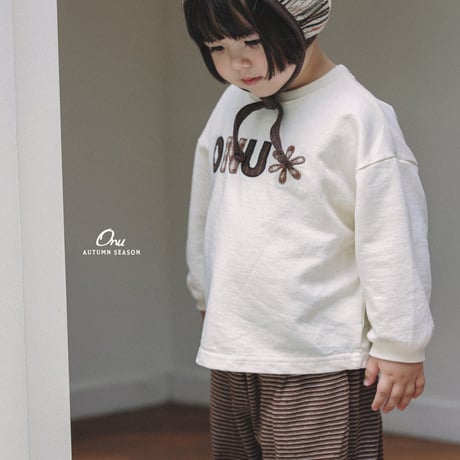 onu/8. embroidery patch T-shirt BABY(12M)-XL(6-7Y)