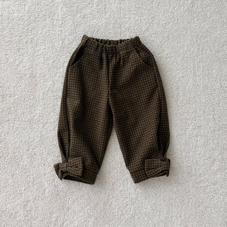 urbanrabbit/18. Ribbon Check Pants XS-XL