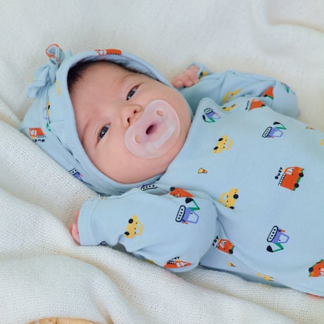 oottbebe/13. (bebe) auto suit bonnet set S(0-6M)-M(6-12M)