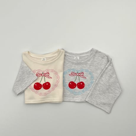 haroharo/29. cherry crop T-shirt S-XL
