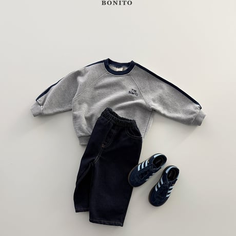 bonito/92. tape raglan man-to-man 12M-XL