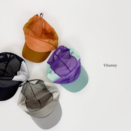 vbunny/56. two color mesh cap FREE(54-58CM)