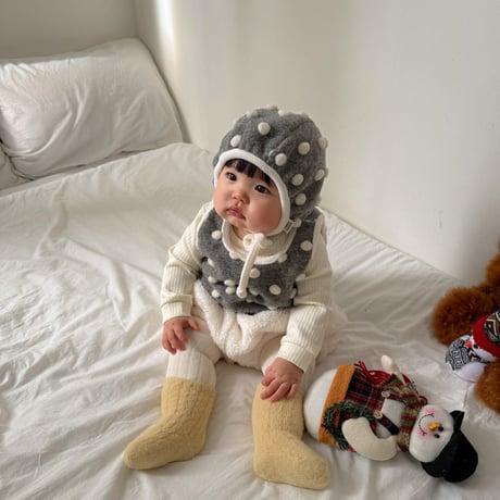 onu/35. pompom bonnet FREE(0-2)