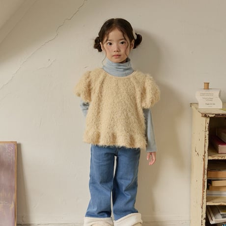 melikey/51. denim heart boots cut XS-XL