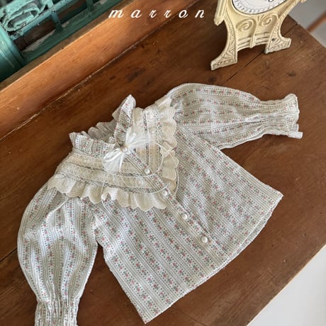 marron/2. pearl ribbon brooch FREE
