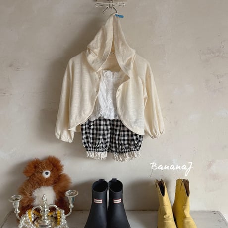 bananaj/3. nari hood cardigan XS-JS