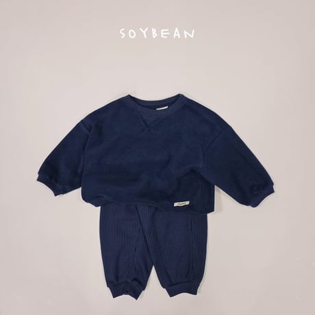 soybean/113. terry waffle mix updown set XS-XL