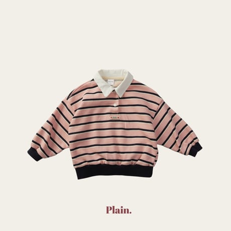 plain/27. plain collar man-to-man XS-XL
