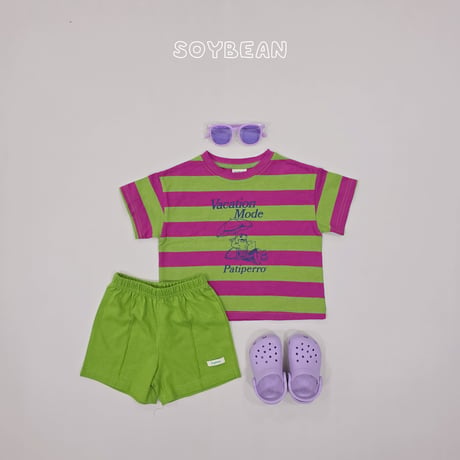 soybean/37. plan ) vacance dangara half t T-shirt JS-JM