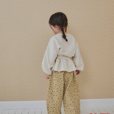 tinyhiker/37. mignon twil section flower pants XS-XL