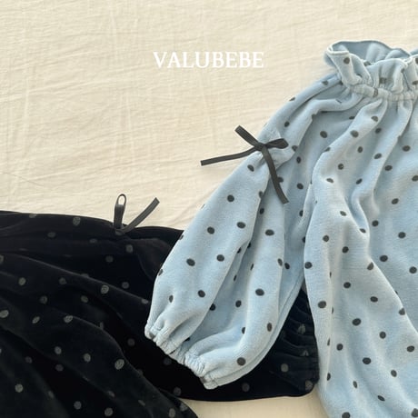 valubebe/47. dot ribbon suit 6M-18M