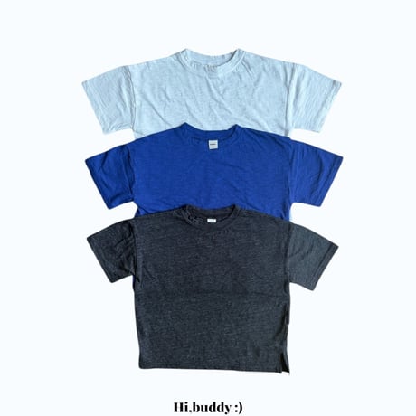 hibuddy/31. open half t T-shirt S-XL