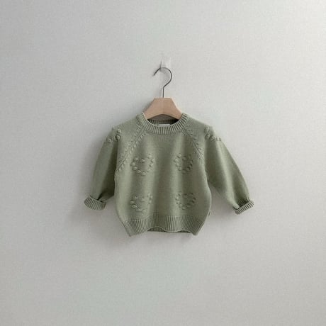 minirobe/3. Love eyelet knitwear   S-XL