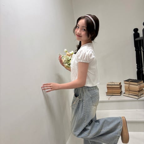 matilda/168. puff cardigan blouse 15-19
