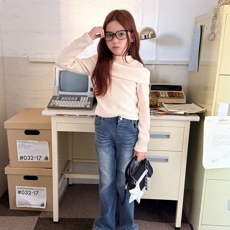 comma/19. denim gimo boots cut 110-130