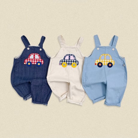 oottbebe/26. boong boong denim overalls XS(0-1Y)-XL(4-5Y)