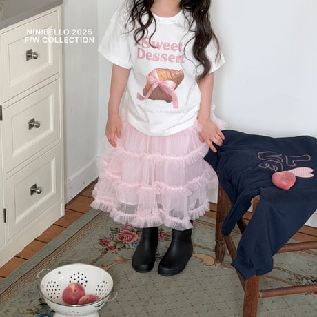 ninibello/4. dessert half t T-shirt 2XL