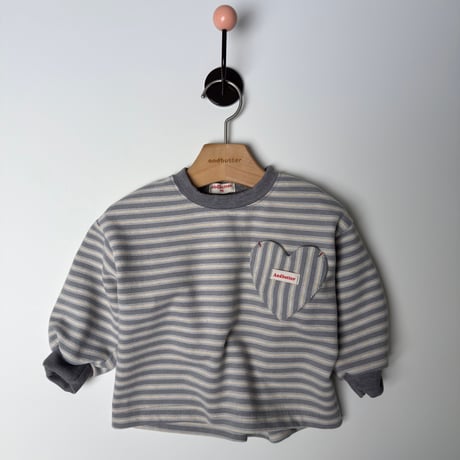 andbutter/48. Heart Pocket Tee XS-XL