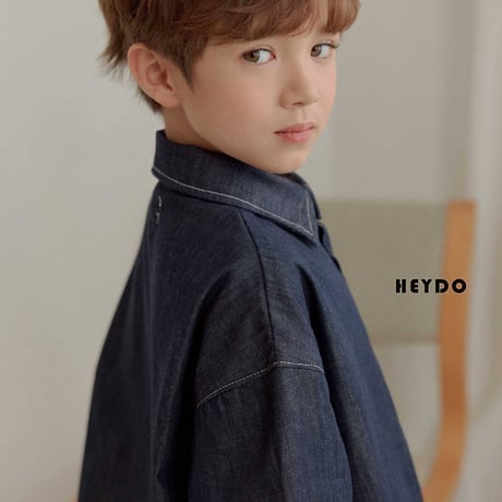heydo/55. half t denim shirt S-XL