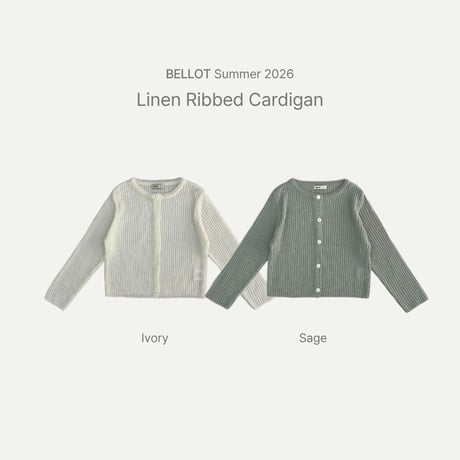 bellot/4. linen golgi cardigan JS-JM
