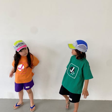 mikki/39. rectangle J star half t T-shirt 2XL-4XL
