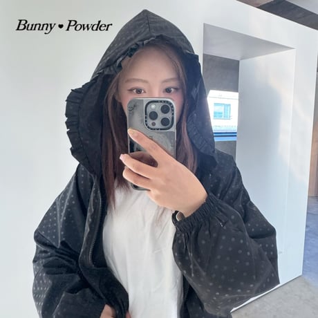 bunnypowder/33. fril hood jumper ADULT