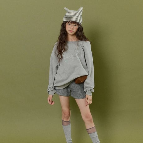 forkchips/45. glitter shorder man-to-man JS-JXL