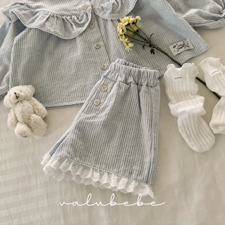 valubebe/76. classic lace half pants 6M-S