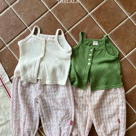 thelala/15. shabette check pants XS-XL