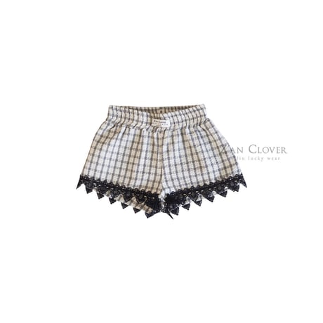 zanclover/119. merry check shorts  13-19