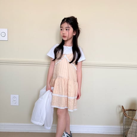 comma/137. lace kangkang one-piece 140-150