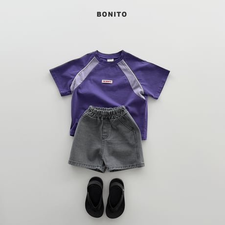 bonito/77. raglan side color tee? JS-JM