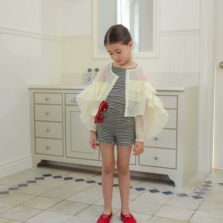 urbanrabbit/47. Ruffle Crop Shirt JS-JM