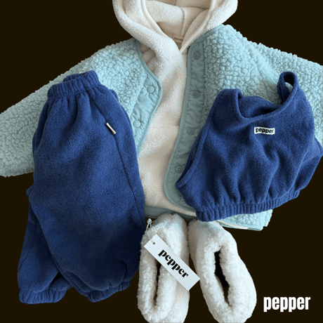 pepper/3. winter fer terry vest XS-XL