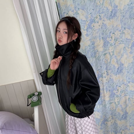 matilda/7. leather blouson 5-13