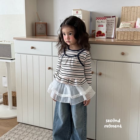 secondmoment/61. babi fril T-shirt JS-JL